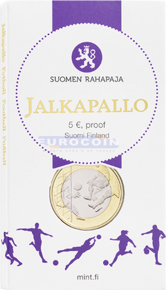 Финляндия 5 евро 2016 Футбол PROOF