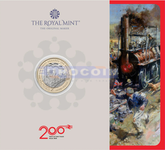 Великобритания 2 фунта 2025 Железная дорога