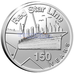 Бельгия 20 Евро 2022 Компания «Red Star Line»