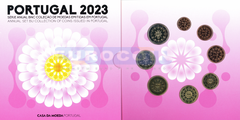 Португалия набор евро 2023 BU (8 монет)