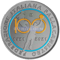 Италия 10 Евро 2021 Федерация Баскетбола Италии