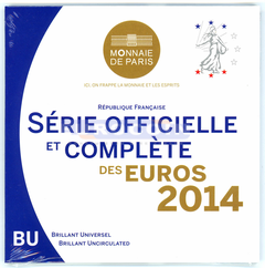 Франция набор евро 2014 BU (8 монет)